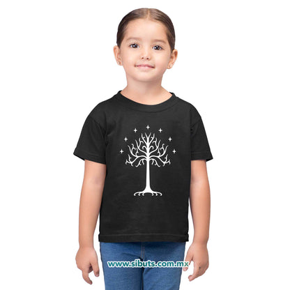 Playera Niño Lord Of The Rings Señor de los Anillos Árbol Gondor