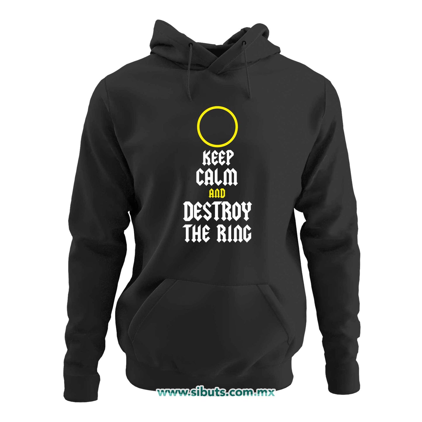Sudadera Mujer Gorro Señor de los Anillos Keep Calm Destroy The Ring