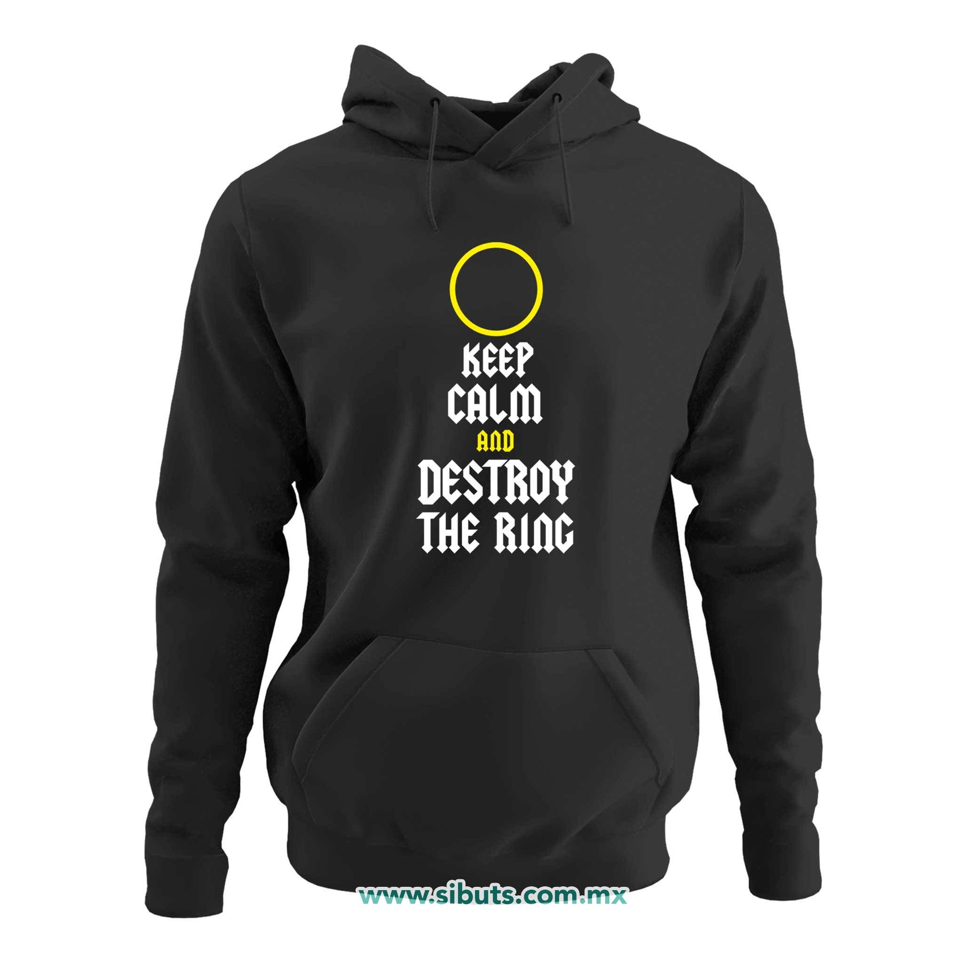 Sudadera Mujer Gorro Señor de los Anillos Keep Calm Destroy The Ring
