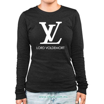 Playera Mujer Manga Larga Harry Potter Lord Voldemort