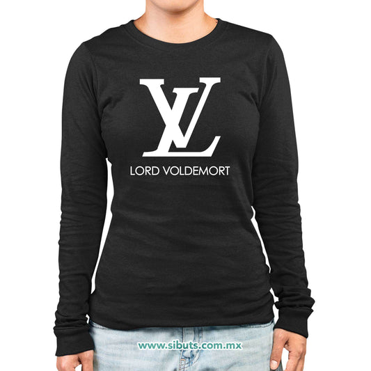 Playera Mujer Manga Larga Harry Potter Lord Voldemort