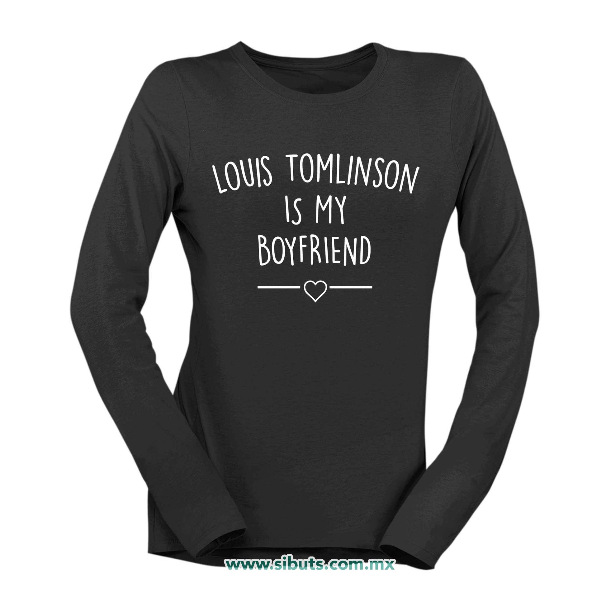 Playera Mujer Manga Larga Louis Tomlinson Is My Boyfriend