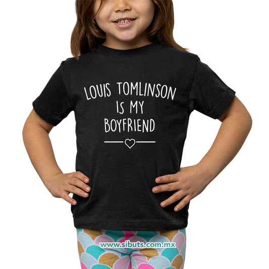 Playera Niño Louis Tomlinson Is My Boyfriend