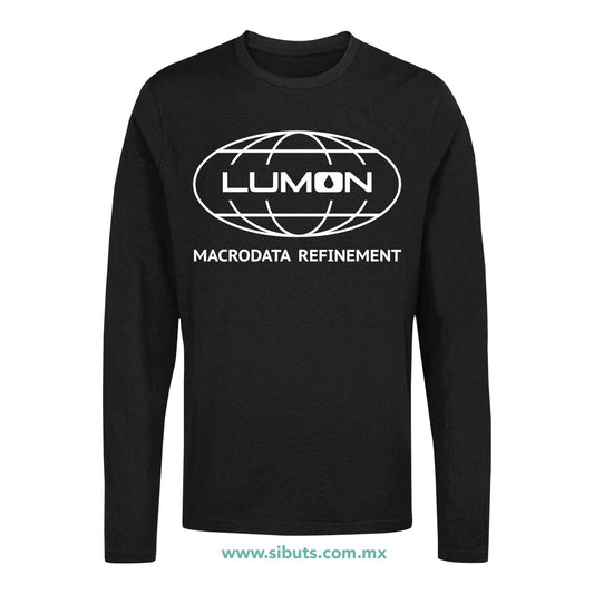 Playera Hombre Manga Larga Severance Lumon Macrodata Refinement