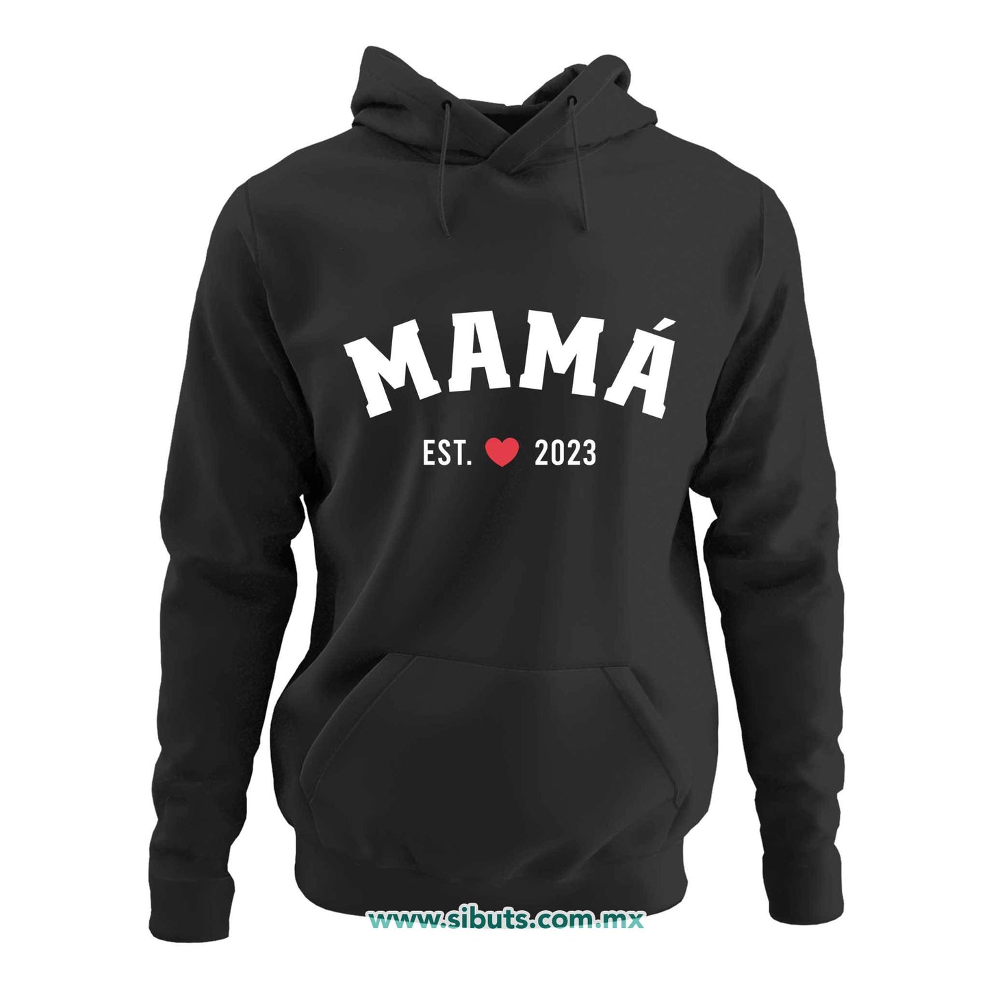 Sudadera Mujer Gorro Mamá Personalizada Desde El Año