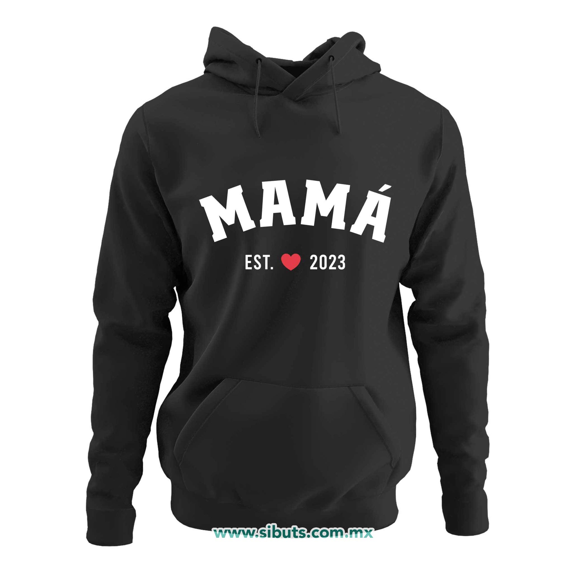 Sudadera Mujer Gorro Mamá Personalizada Desde El Año