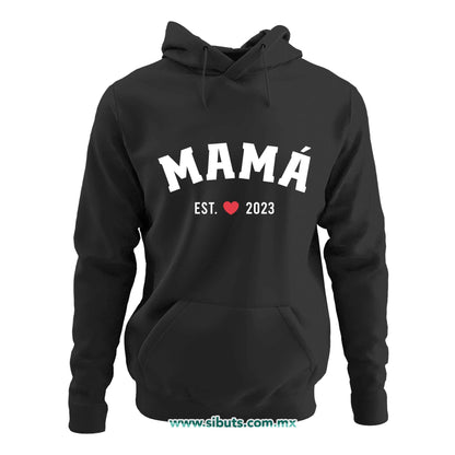 Sudadera Mujer Gorro Mamá Personalizada Desde El Año