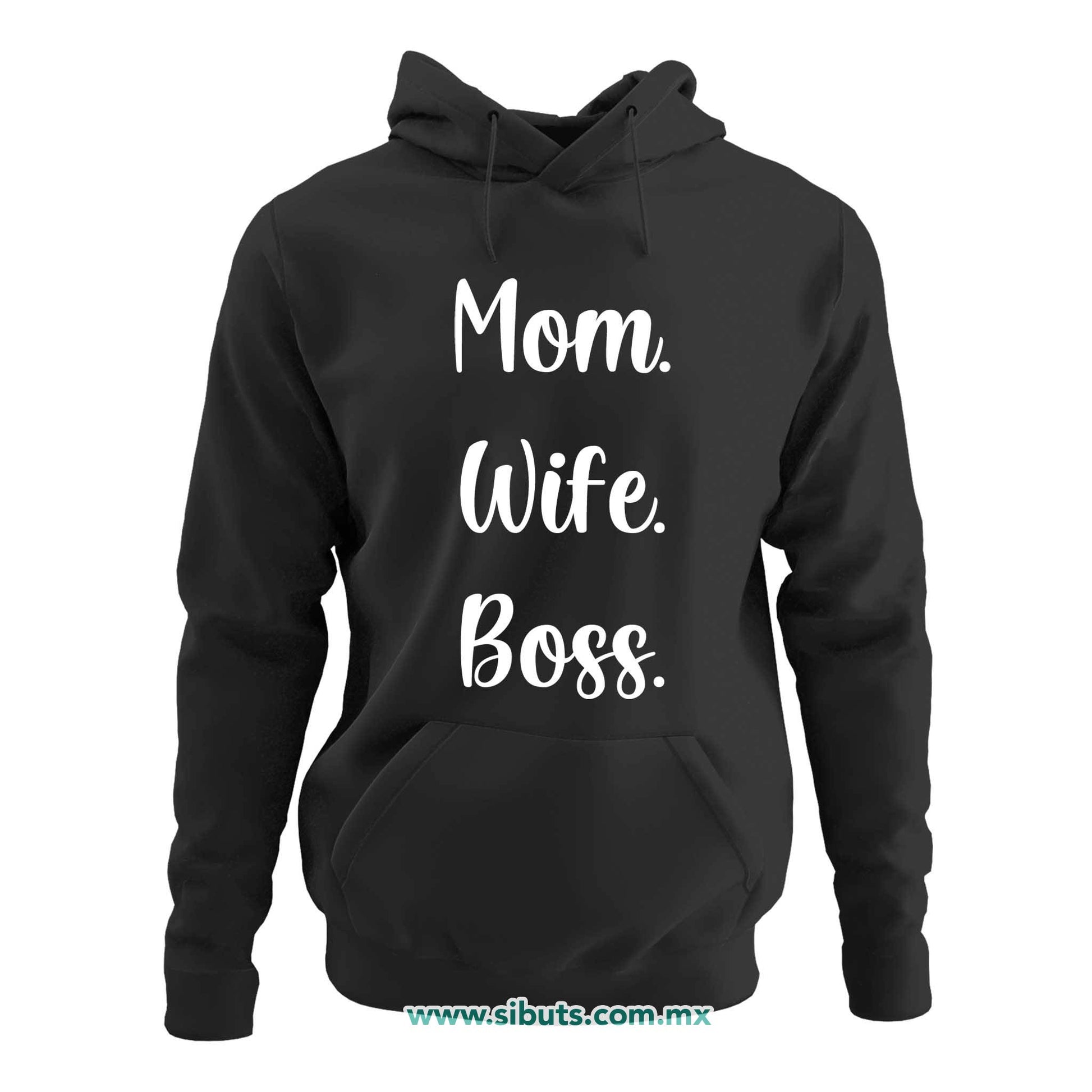 Sudadera Mujer Gorro Mamá Esposa Y Jefa