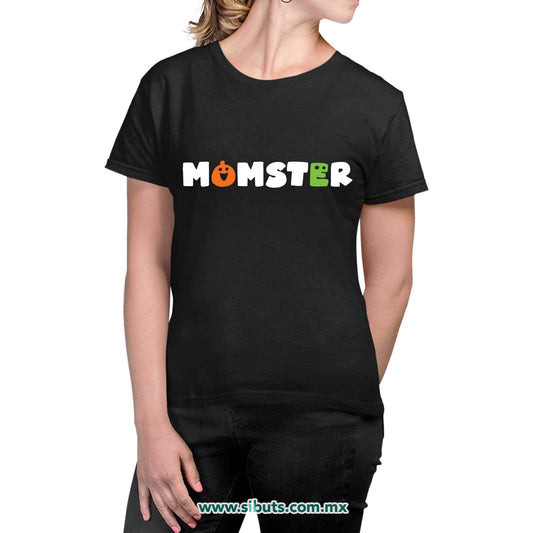 Playera Mujer Mamá Halloween Momster