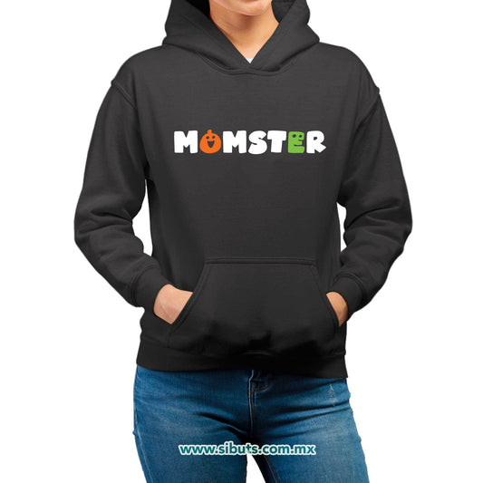 Sudadera Mujer Gorro Mamá Halloween Momster