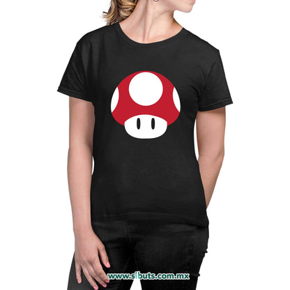 Playera Mujer Mario Bros Toad