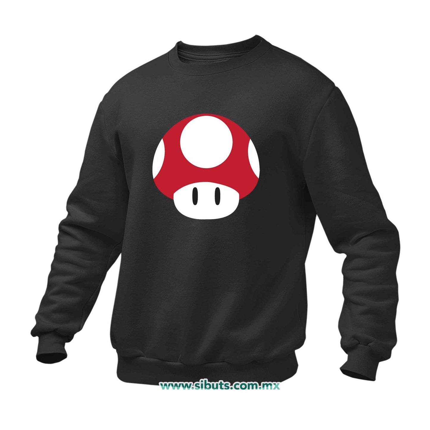 Sudadera Hombre Cuello Redondo Mario Bros Toad