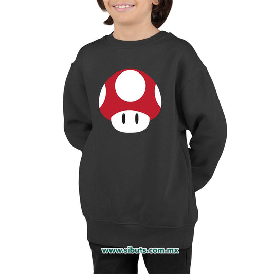 Sudadera Niño Cuello Redondo Mario Bros Toad