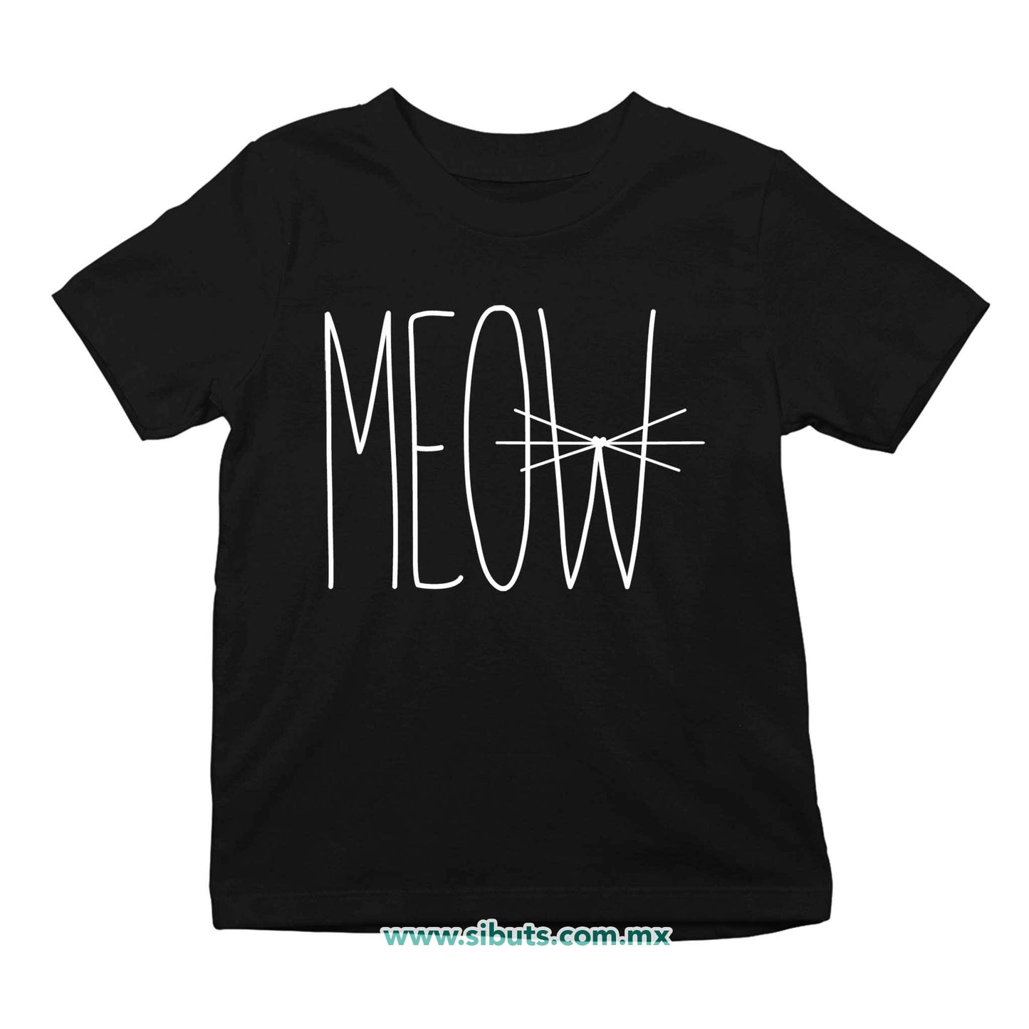 Playera Niña Gato Meow