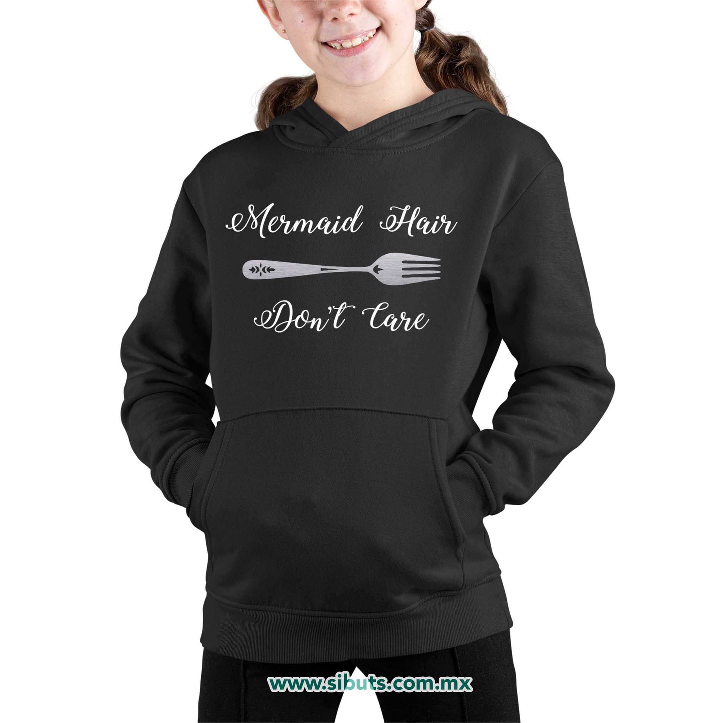 Sudadera Niño Gorro Sirena Mermaid Hair Don´t Care