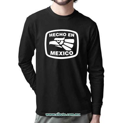 Playera Hombre Manga Larga Hecho En México