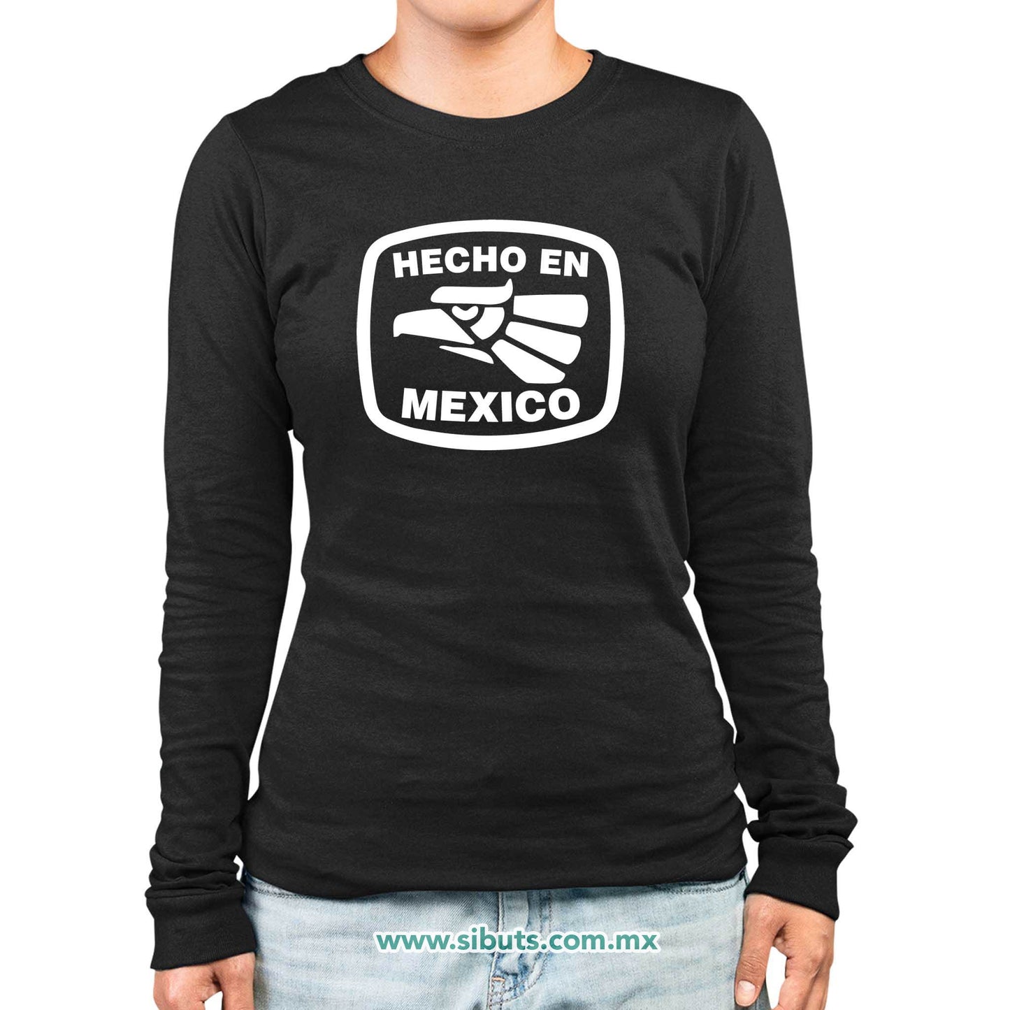 Playera Mujer Manga Larga Hecho En México