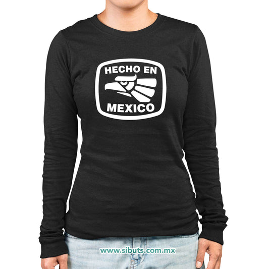 Playera Mujer Manga Larga Hecho En México