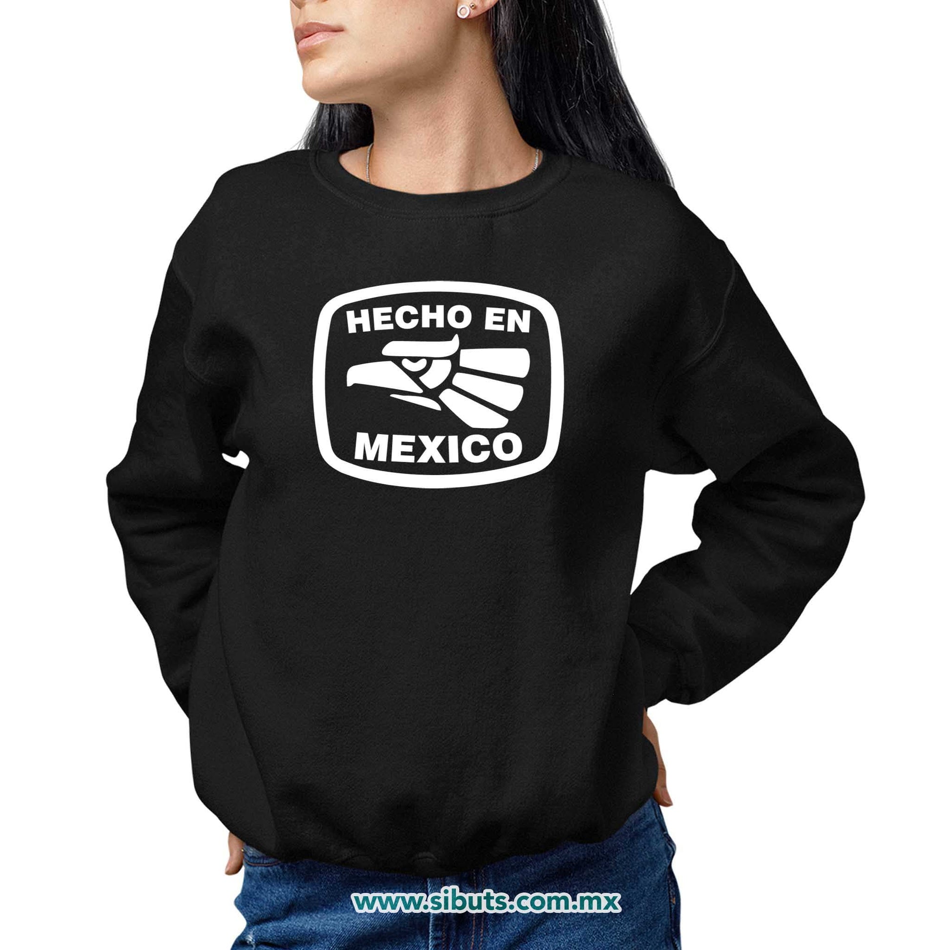 Sudadera Mujer Cuello Redondo Hecho En México