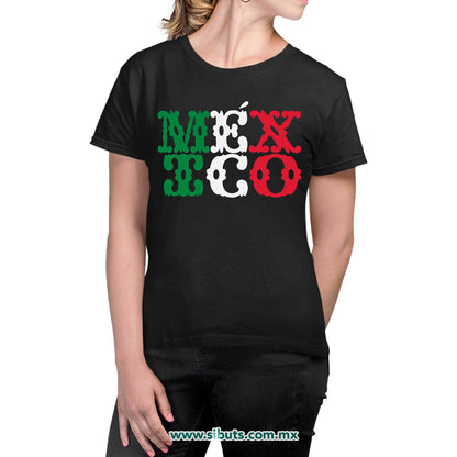 Playera Mujer México Papel Picado
