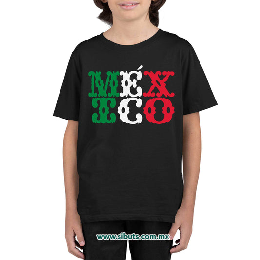 Playera Niño México Papel Picado