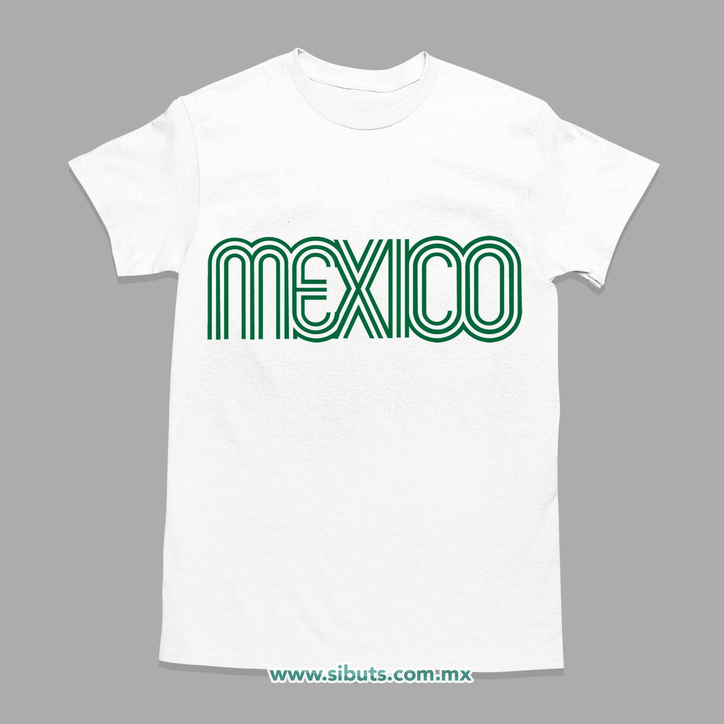 Playera Hombre México Retro