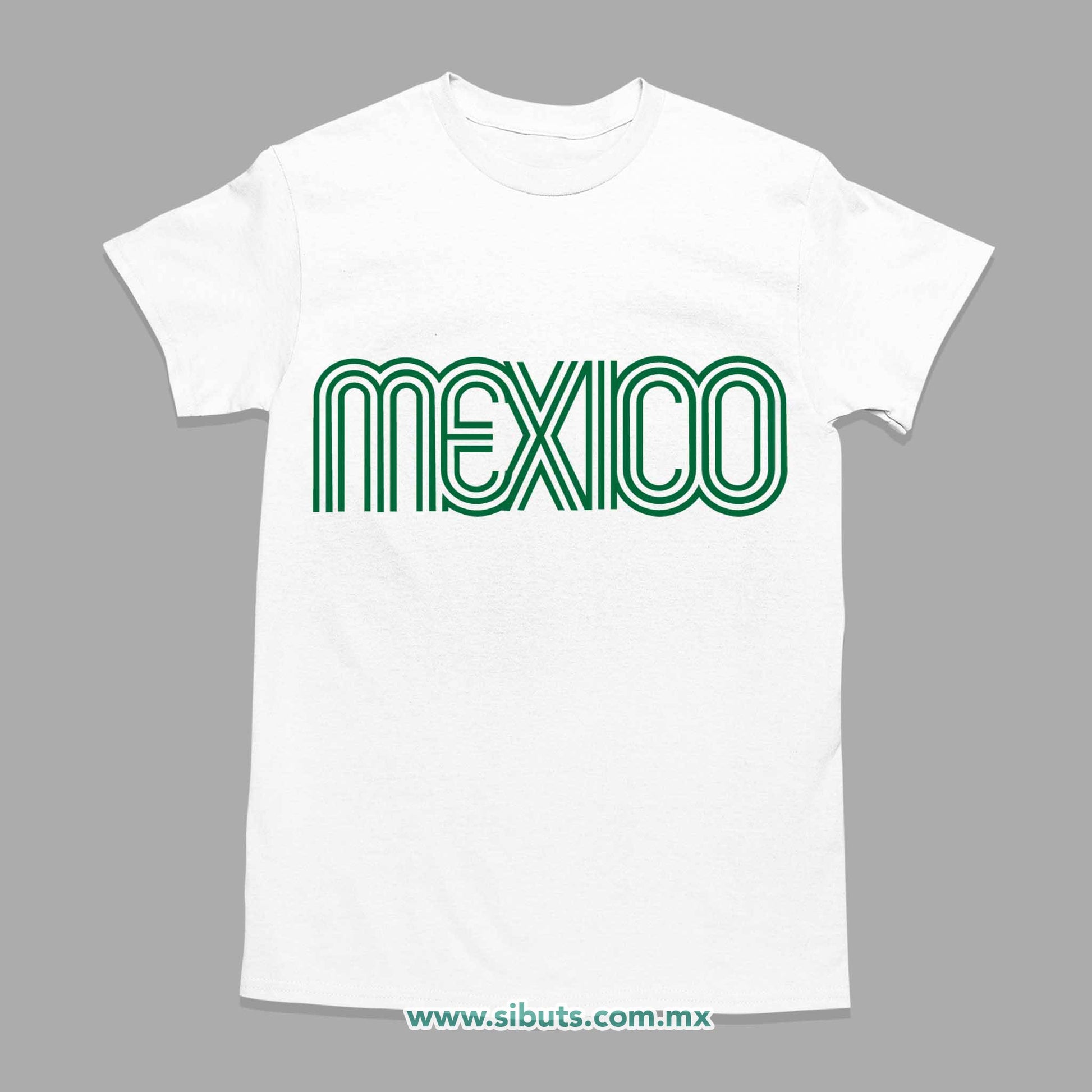 Playera Hombre México Retro