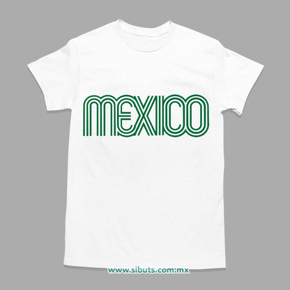 Playera Hombre México Retro