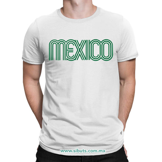 Playera Hombre México Retro