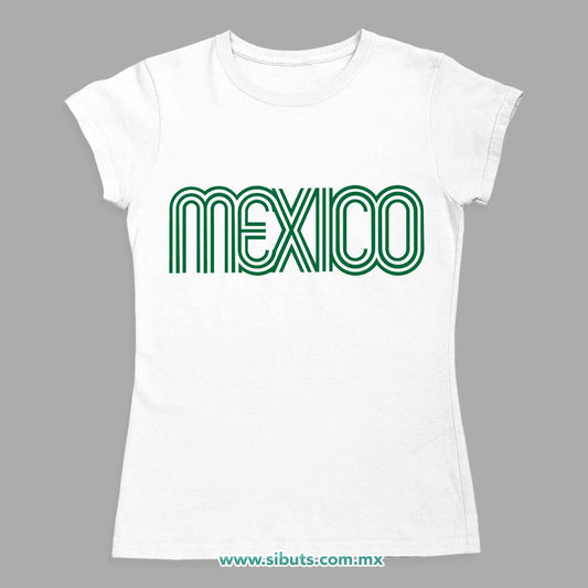 Playera Mujer México Retro