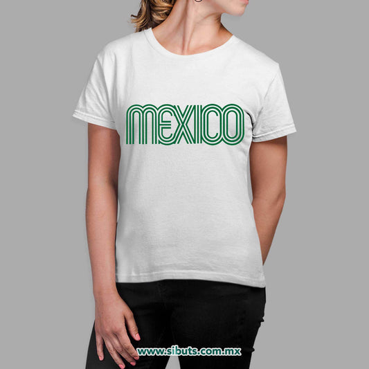 Playera Mujer México Retro