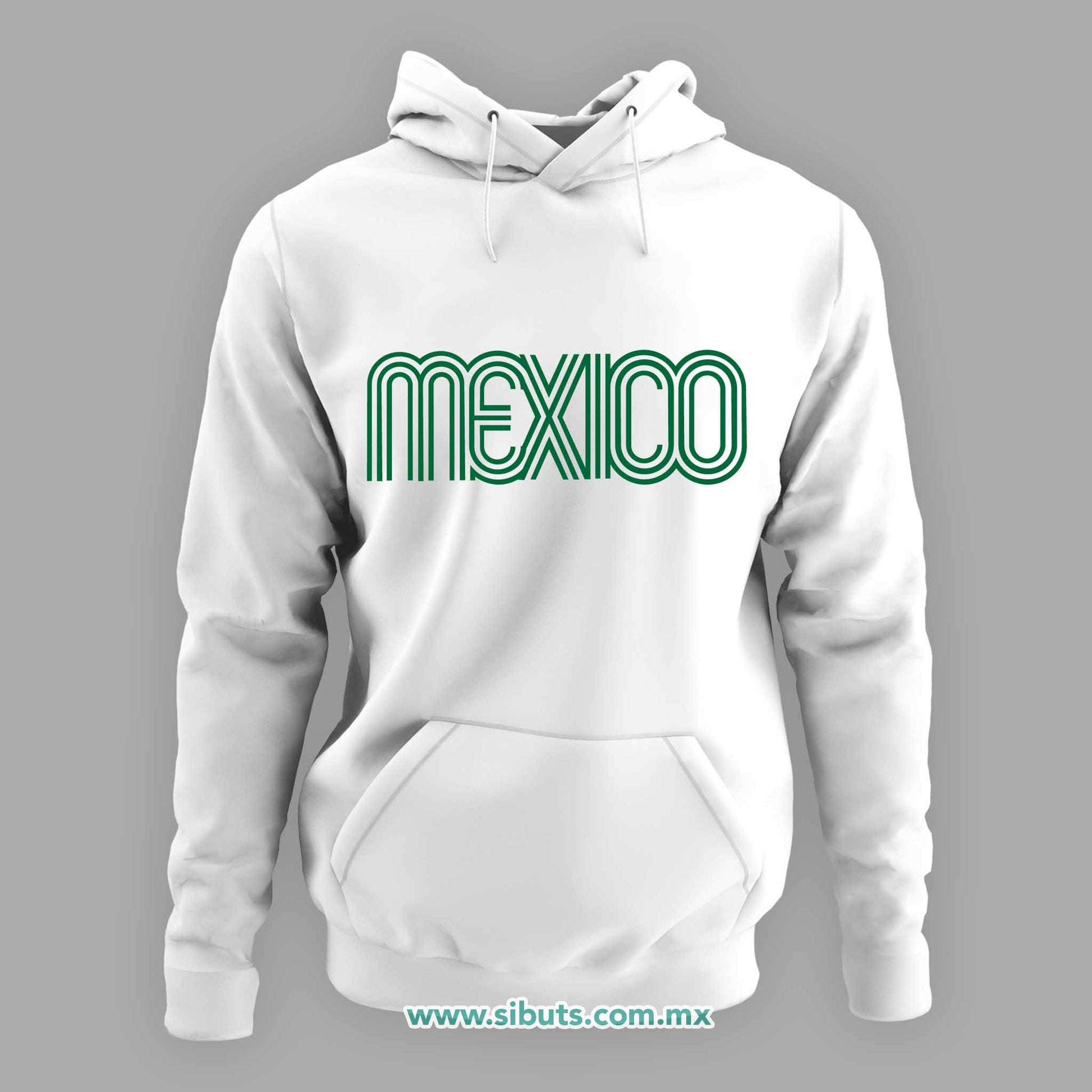 Sudadera Mujer Gorro México Retro