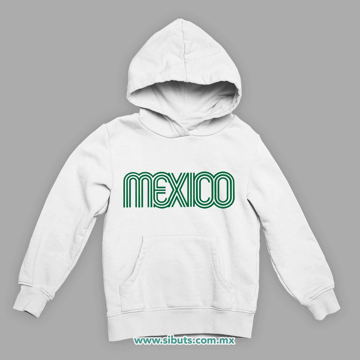 Sudadera Niño Gorro México Retro