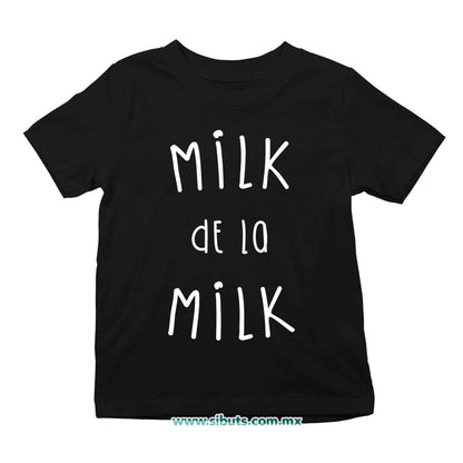 Playera Niña Frase Milk De La Milk