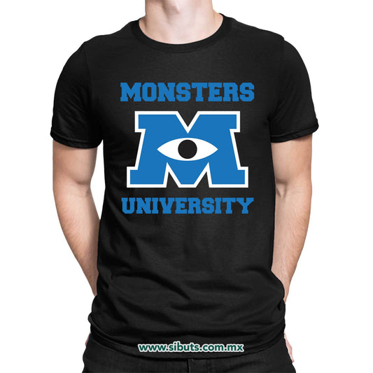 Playera Hombre Monsters Inc. Monsters University