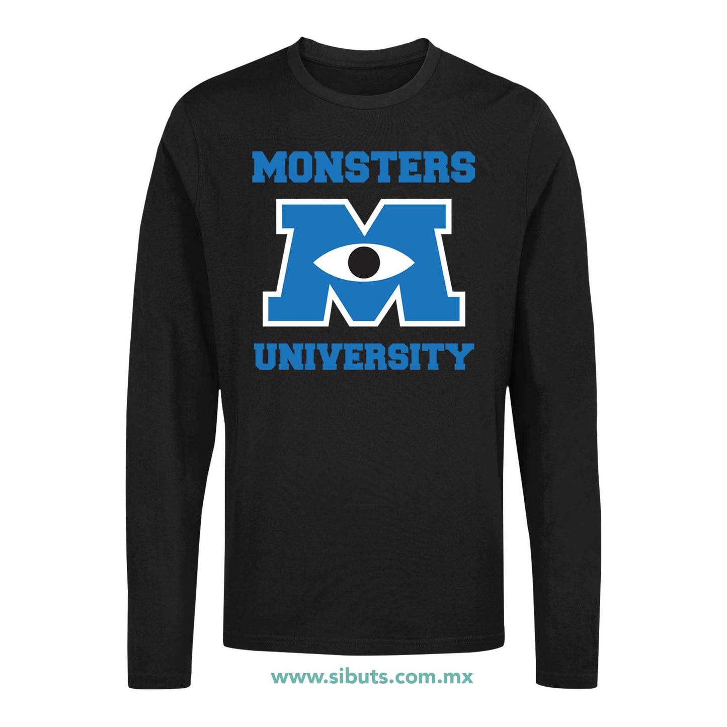 Playera Hombre Manga Larga Monsters Inc. Monsters University