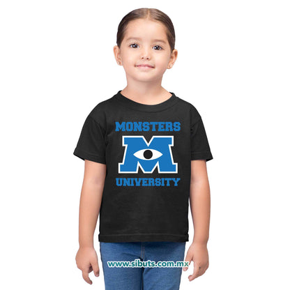Playera Niño Monsters Inc. Monsters University