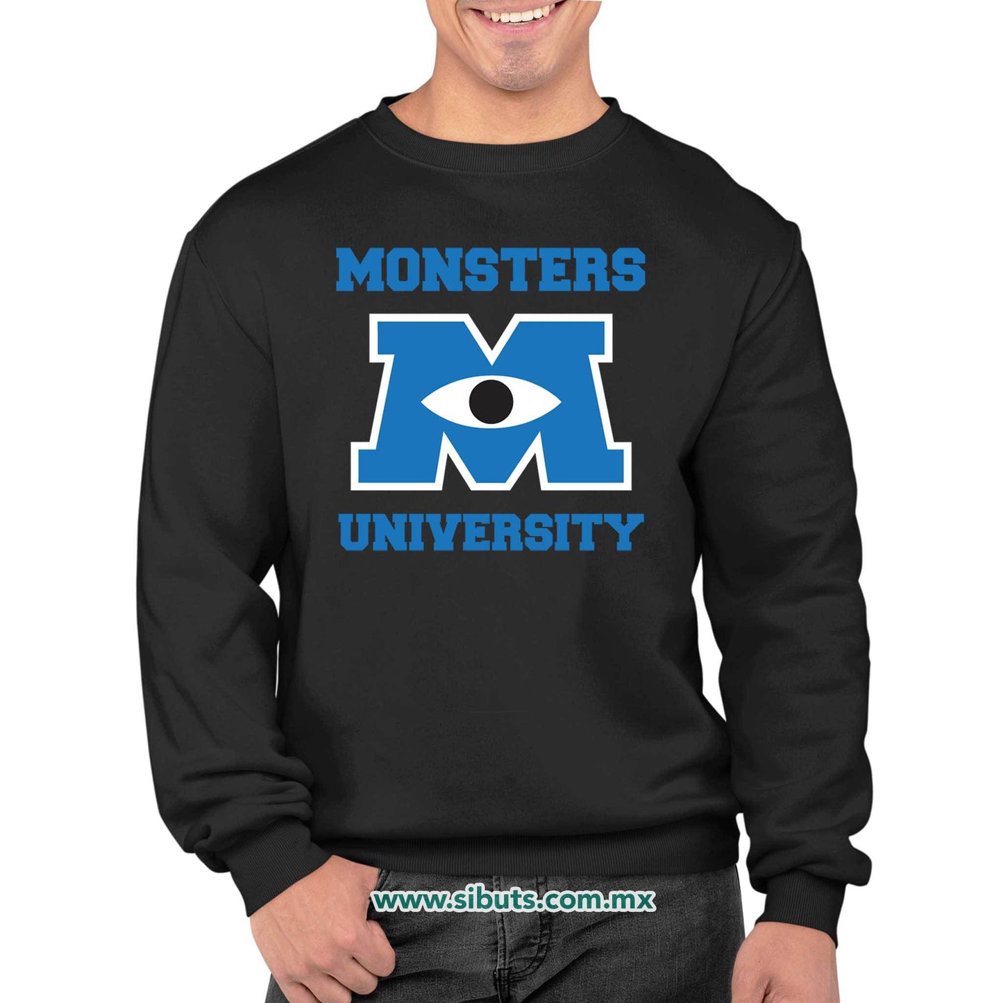 Sudadera Hombre Cuello Redondo Monsters Inc. Monsters University