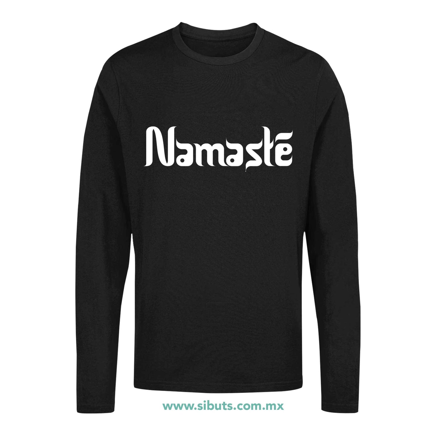 Playera Hombre Manga Larga Namaste Chakras