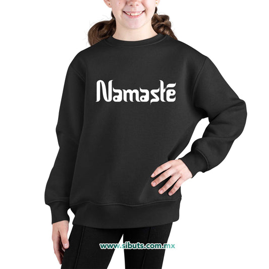 Sudadera Niña Cuello Redondo Namaste Chakras