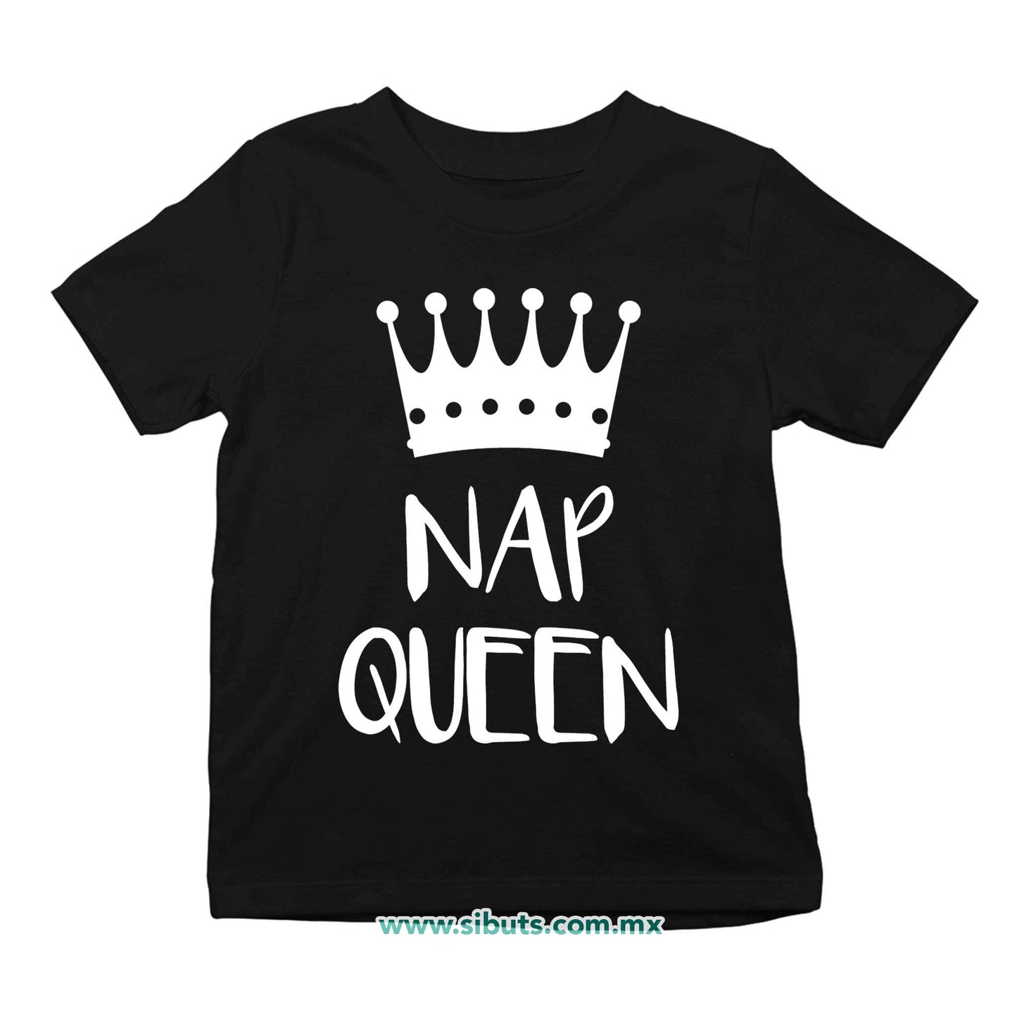Playera Niña Nap Queen