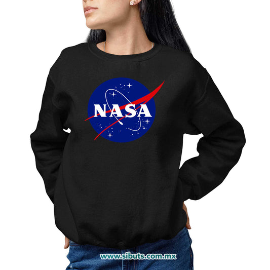 Sudadera Mujer Cuello Redondo Nasa