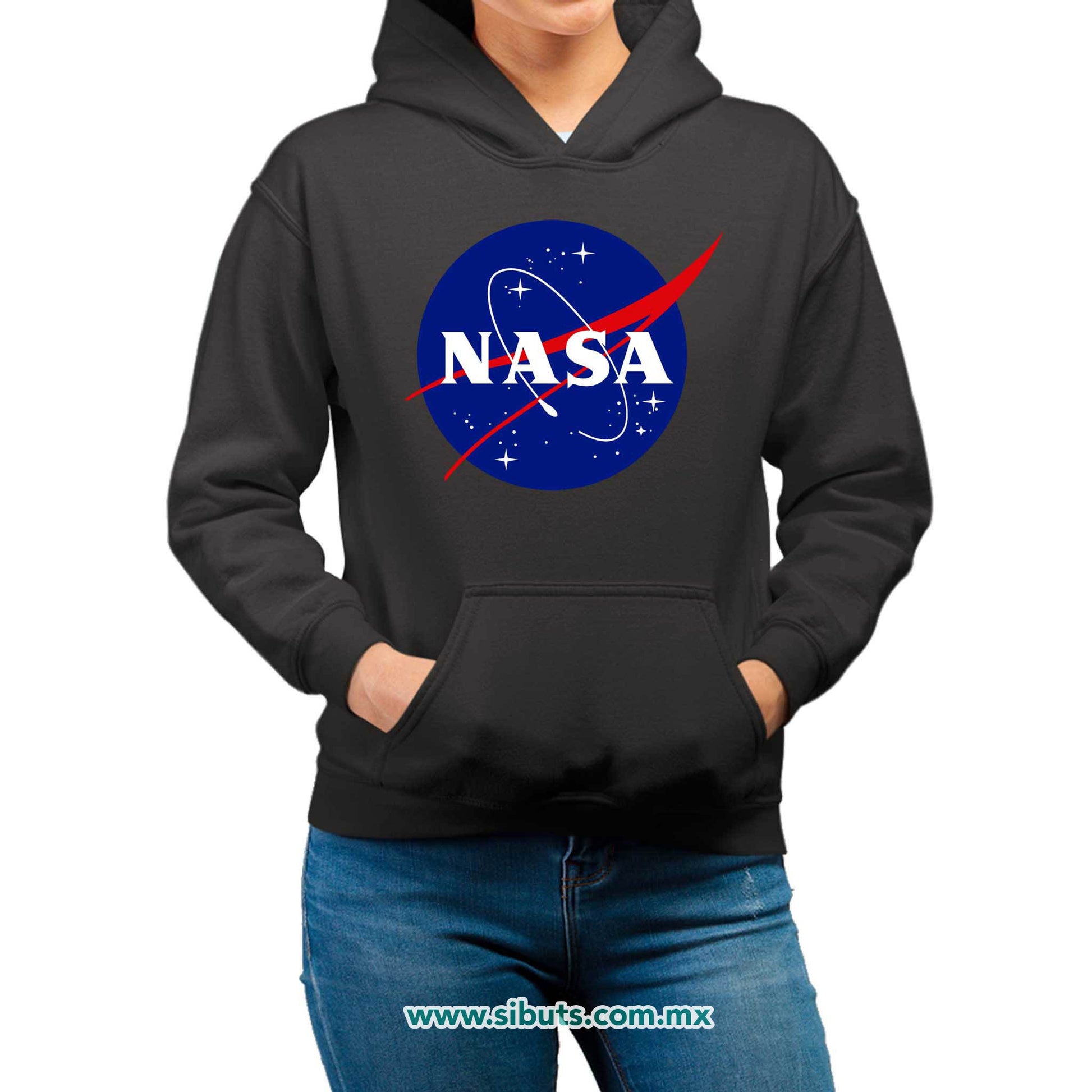 Sudadera Mujer Gorro Nasa