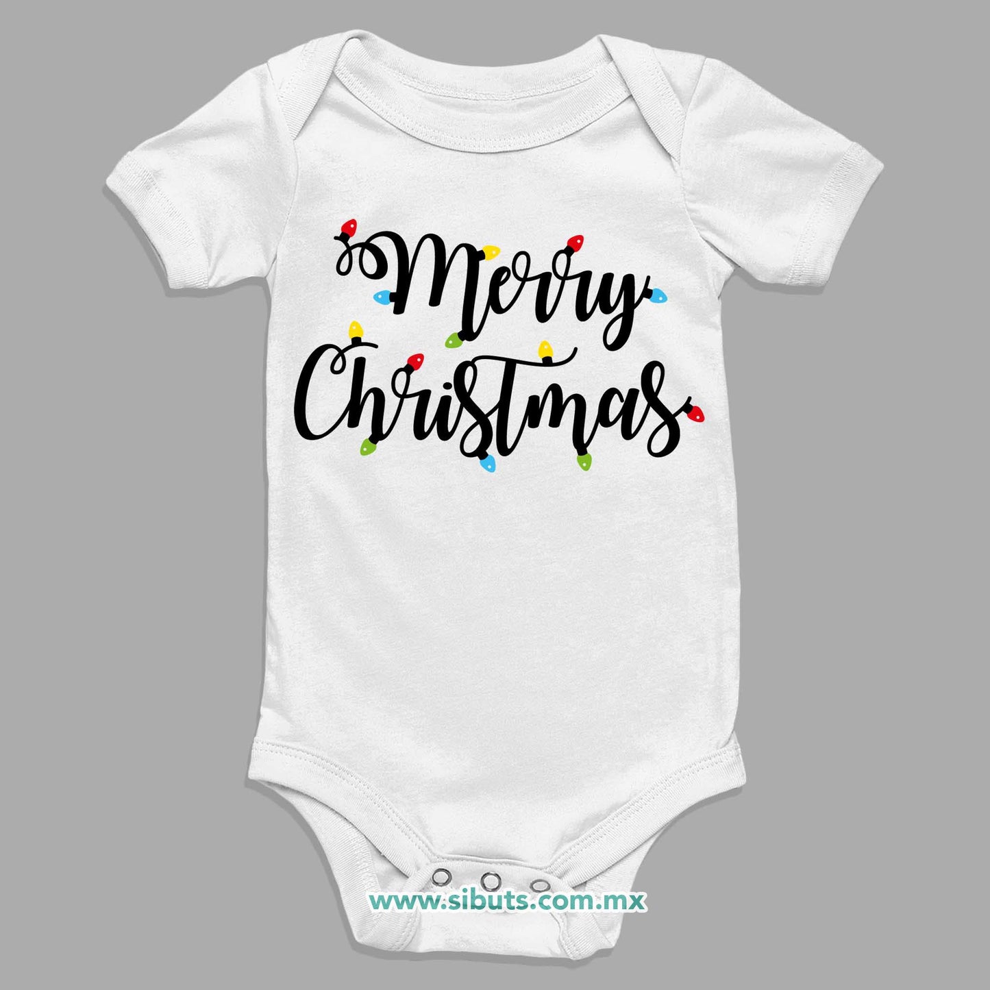 Pañalero Bebé Merry Chrismas Focos