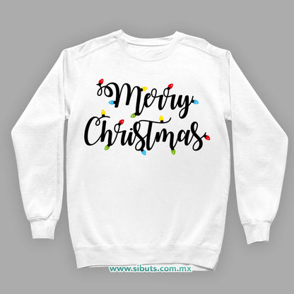 Sudadera Niño Cuello Redondo Merry Chrismas Focos