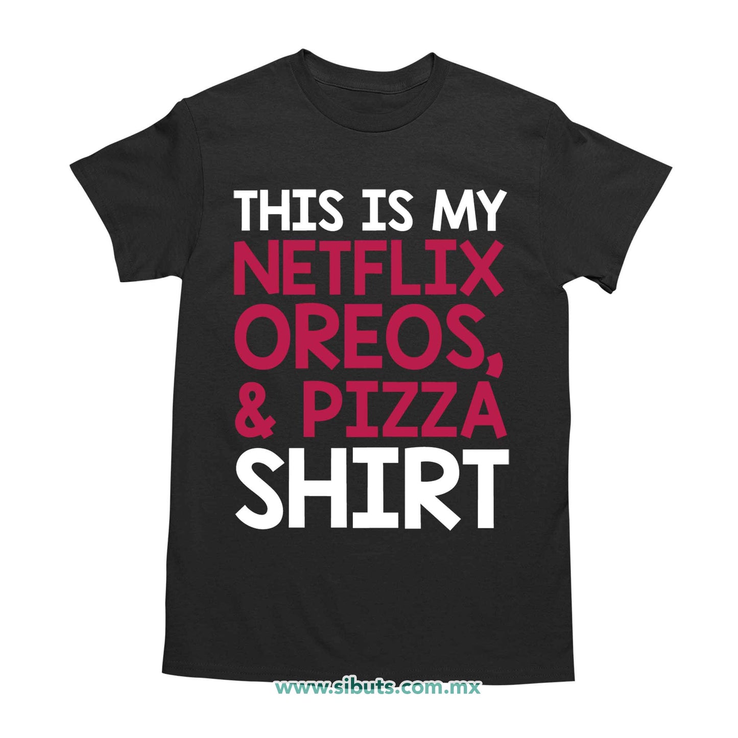 Playera Hombre Frase Netflix Shirt