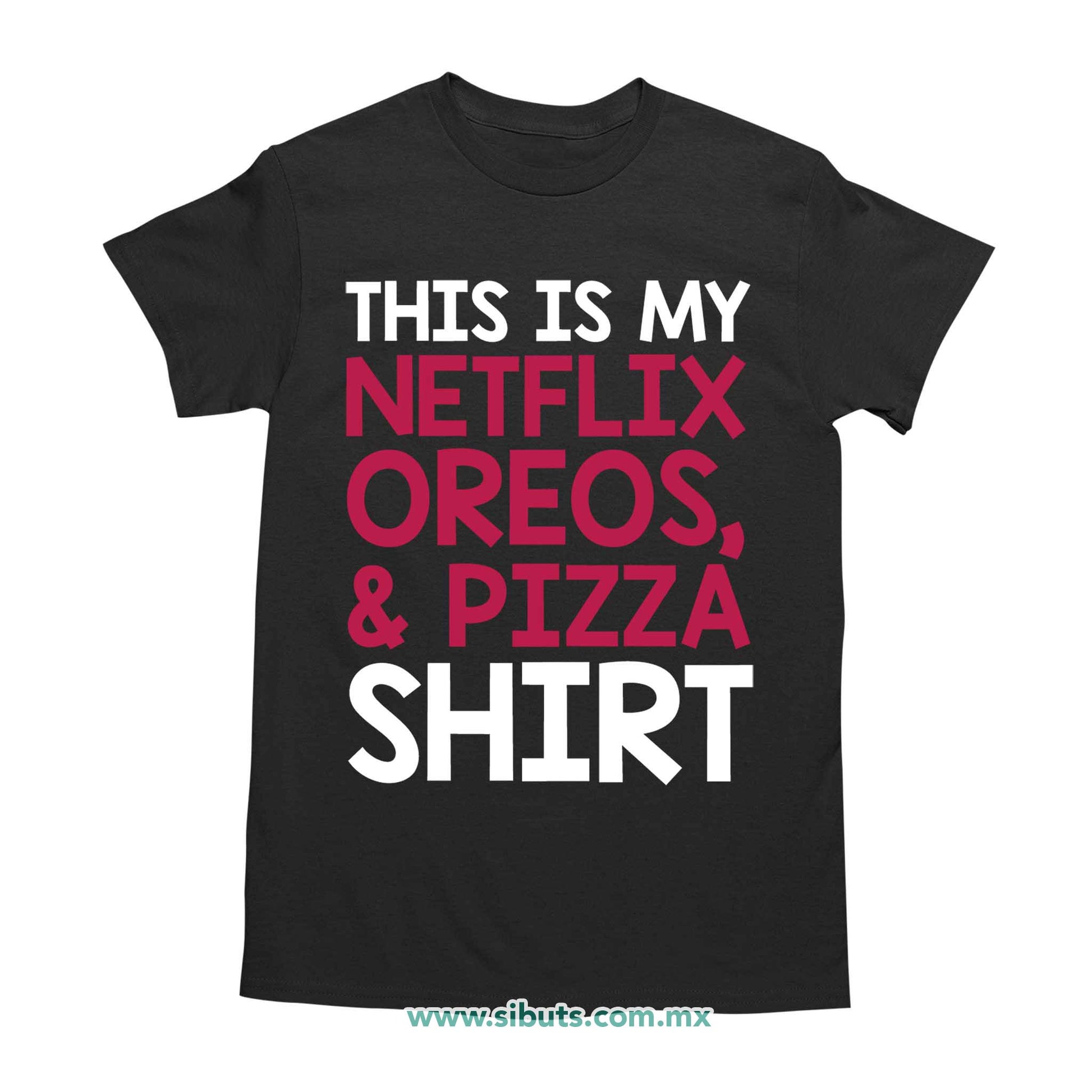 Playera Hombre Frase Netflix Shirt