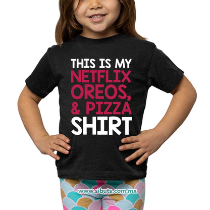 Playera Niña Frase Netflix Shirt