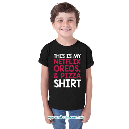 Playera Niña Frase Netflix Shirt