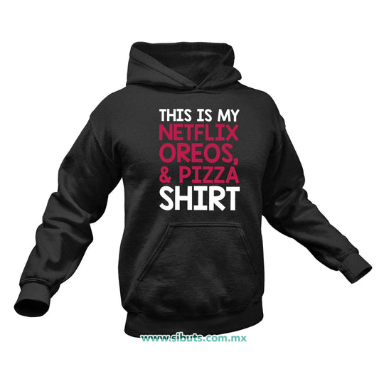 Sudadera Hombre Gorro Frase Netflix Shirt
